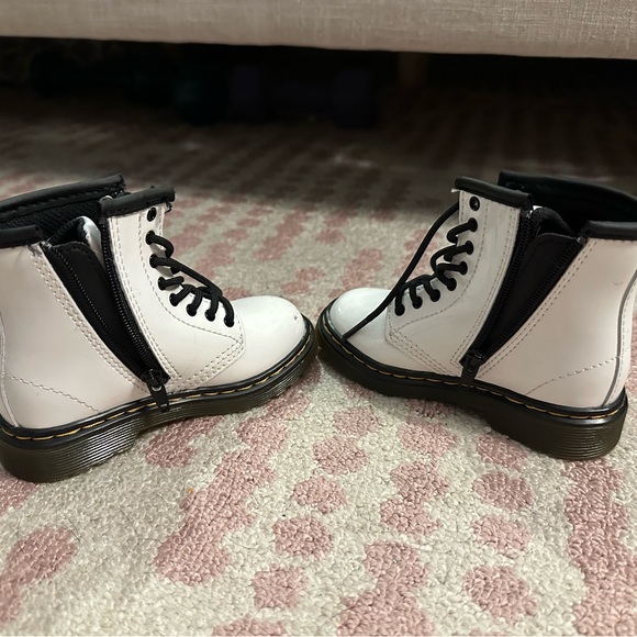 Patent Leather White Docs 7C - Picture 8 of 13